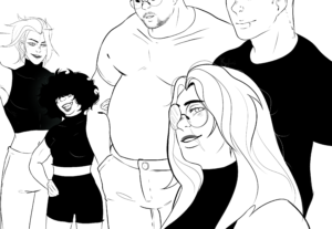 Eu vou fazer uma ilustração digital para você.