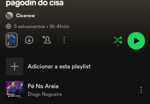 Eu vou criar uma playlist no Spotify para sua festa