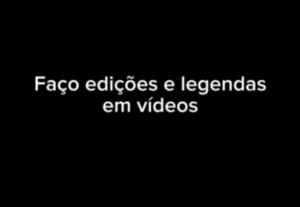 Eu vou legendar seu vídeo rapidamente