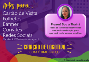 Eu vou desenvolver sua arte ou logo com muita dedicação.