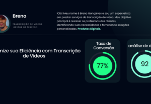 Eu vou fazer  Transcrição de Vídeos Profissional