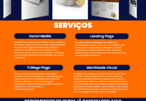 Eu vou fazer sua LandingPage de alta conversão.