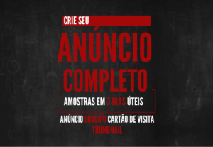 Eu vou criar seu anúncio em imagem completo