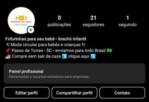 Eu vou organizar Bio do seu Instagram