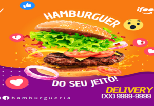 Eu vou Criar a arte da sua Açaiteria, Haburgueria, etc