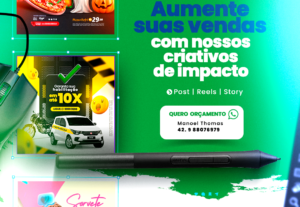 Eu vou Aumentar suas vendas com criativos de impacto