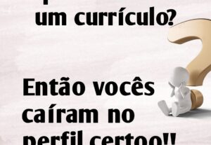 Eu vou criar um currículo para você.