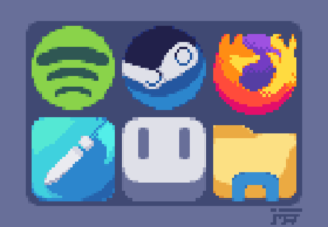 Eu vou criar uma pixel art do jeito que você quiser