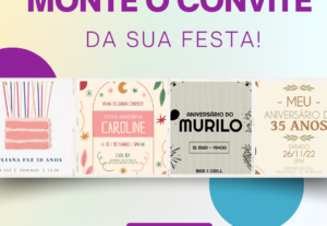 Eu vou criar o melhor convite para sua festa