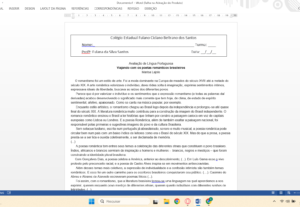 Eu vou fazer documentos no word.
