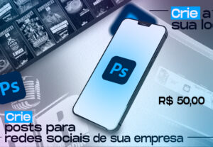 Eu vou Fazer uma logo ou post para o perfil de sua empresa