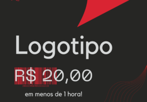 Eu vou fazer seu logo em menos de 1 hora