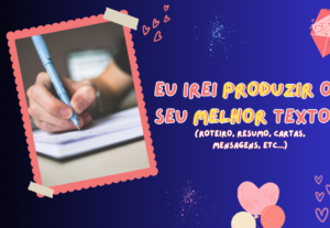 Eu vou produzir seu melhor texto de forma profissional
