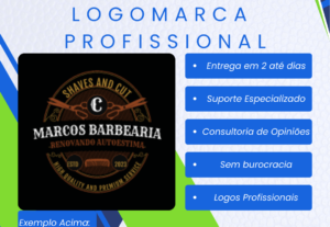 Eu vou criar seu Logotipo Profissional.