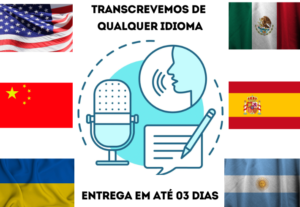 Eu vou transcrever seu vídeo ou áudio para texto