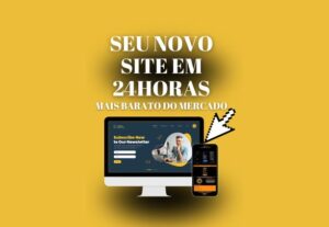 Eu vou fazer seu Site em até 24h Super Barato