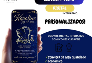 Eu vou Criar Convites Digitais Incríveis