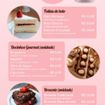 Eu vou fazer o seu cardápio