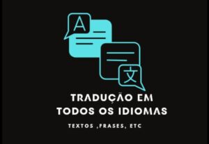 Eu vou traduzir outros idiomas para seus textos