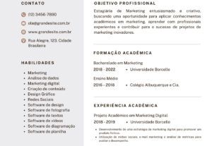 Eu vou fazer o seu currículo