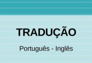 Eu vou  fazer Tradução de texto pra o português