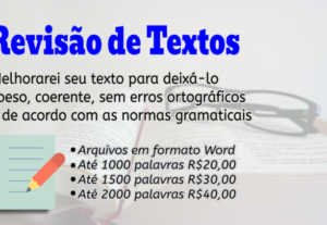 Eu vou fazer uma redação de qualquer assunto
