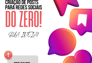 Eu vou criar artes para rede social à vontade por uma semana