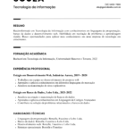 Eu vou fazer um currículo pronto para você