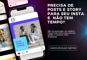 Eu vou fazer post para o seu Instagram.