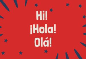 Eu vou traduzir textos do inglês ou espanhol para português.