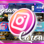 Eu vou criar um post carrossel para instagram rede social