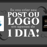 Eu vou criar uma logo ou um post de qualidade em apenas 1 di...