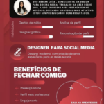 Eu vou Ser seu designer gráfico e de mídias sociais