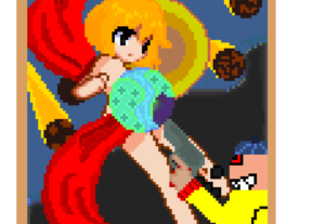Eu vou fazer uma pixel arte para você