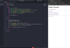 Eu vou fazer um site simples em html para você