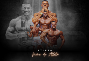 Eu vou fazer o seu banner de atleta fisiculturista
