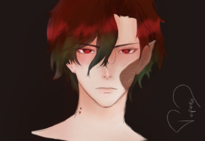 Eu vou desenhar o seu personagem no meu estilo semi-realista