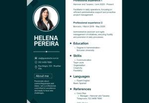 Eu vou criar um currículo totalmente personalizado para você