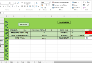 Eu vou fazer/editar a sua planilha