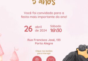 Eu vou criar convites virtuais e interativos perfeitos