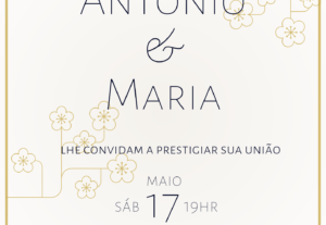 Eu vou fazer o convite do seu casamento