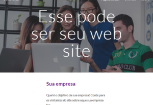 Eu vou fazer um site que apresenta um projeto escolar trabal...