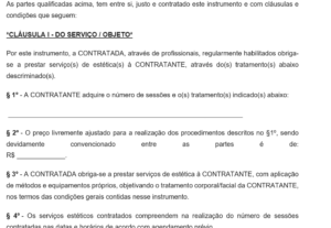 Eu vou fazer Serviços de redação de contratos.