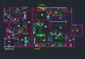Eu vou fazer seu desenho de planta baixa em Autocad