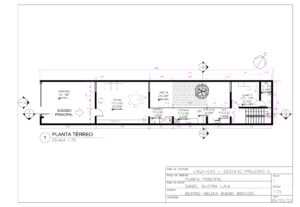 Eu vou fazer o seu projeto arquitetônico no Autocad