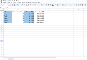 Eu vou Inserir e organizar dados em planilhas do Excel