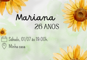Eu vou Fazer o seu convite dos sonhos