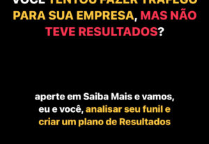 Eu vou Fazer o tráfego pago da sua empresa