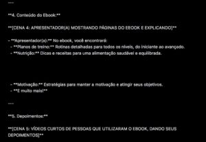 Eu vou fazer  Roteiro, transcrição, narração e conteúdos par...