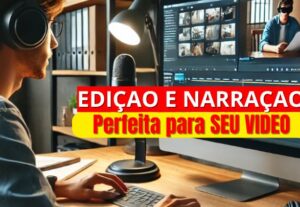 Eu vou editar o seu video e narração